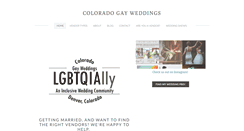 Desktop Screenshot of coloradogayweddings.com